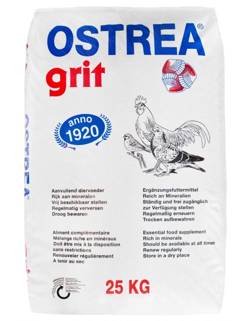 Ostrea Roodsteen Met Kalk - Supplement - 20 kg