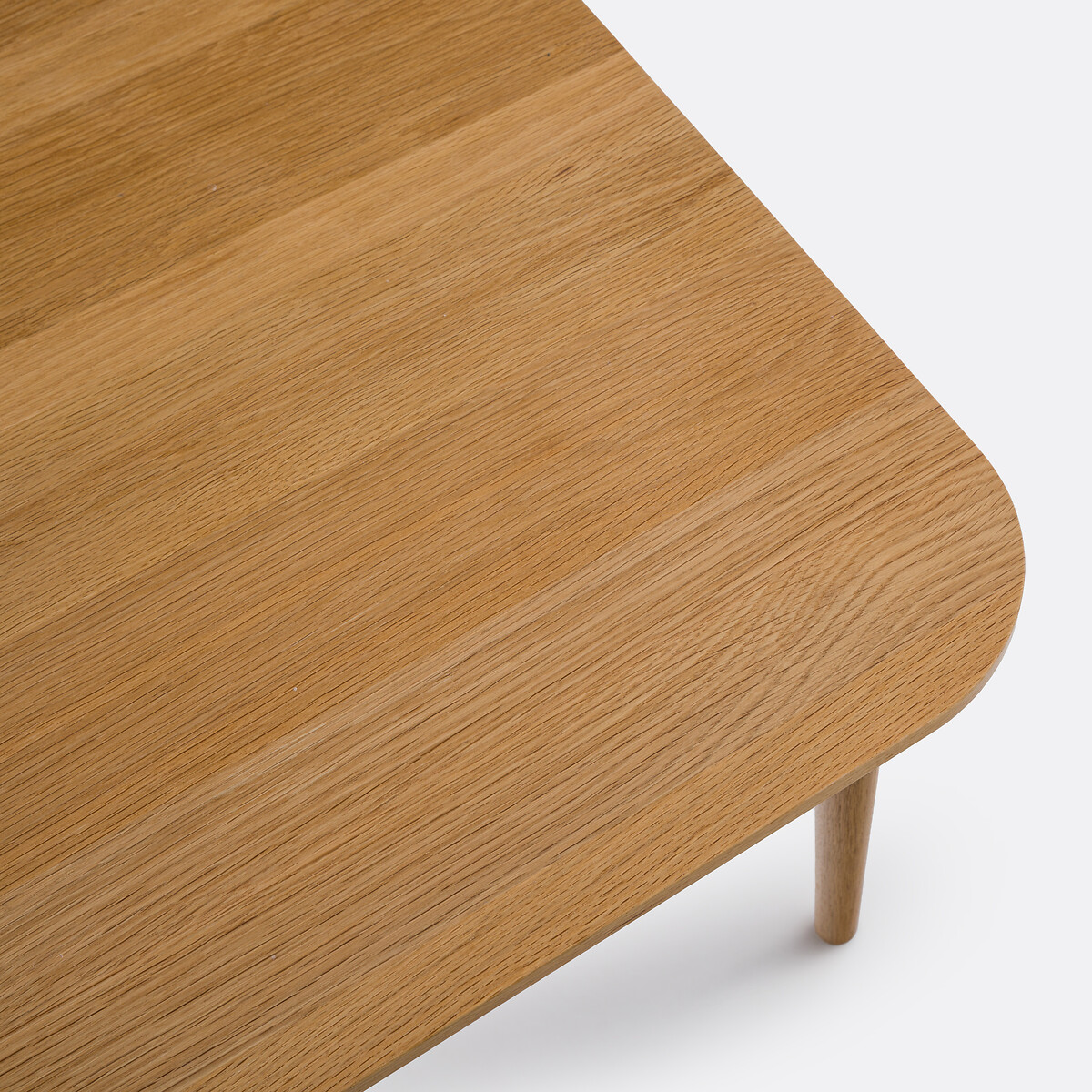 LA REDOUTE INTERIEURS<br>Mesa de centro quadrada em carvalho maciço, 66 cm de largura, Crueso