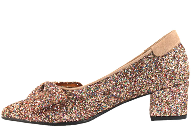 ANGULUS PUMPS MED MULTIFARVET GLIMMER