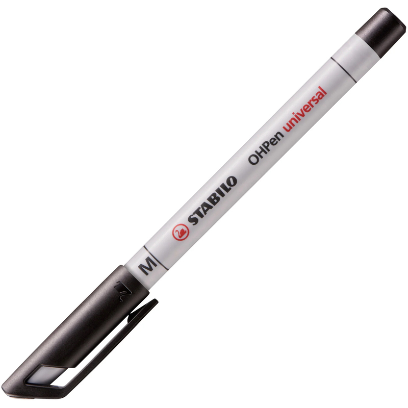 Stabilo Folienschreiber, non-permanent, M, schwarz