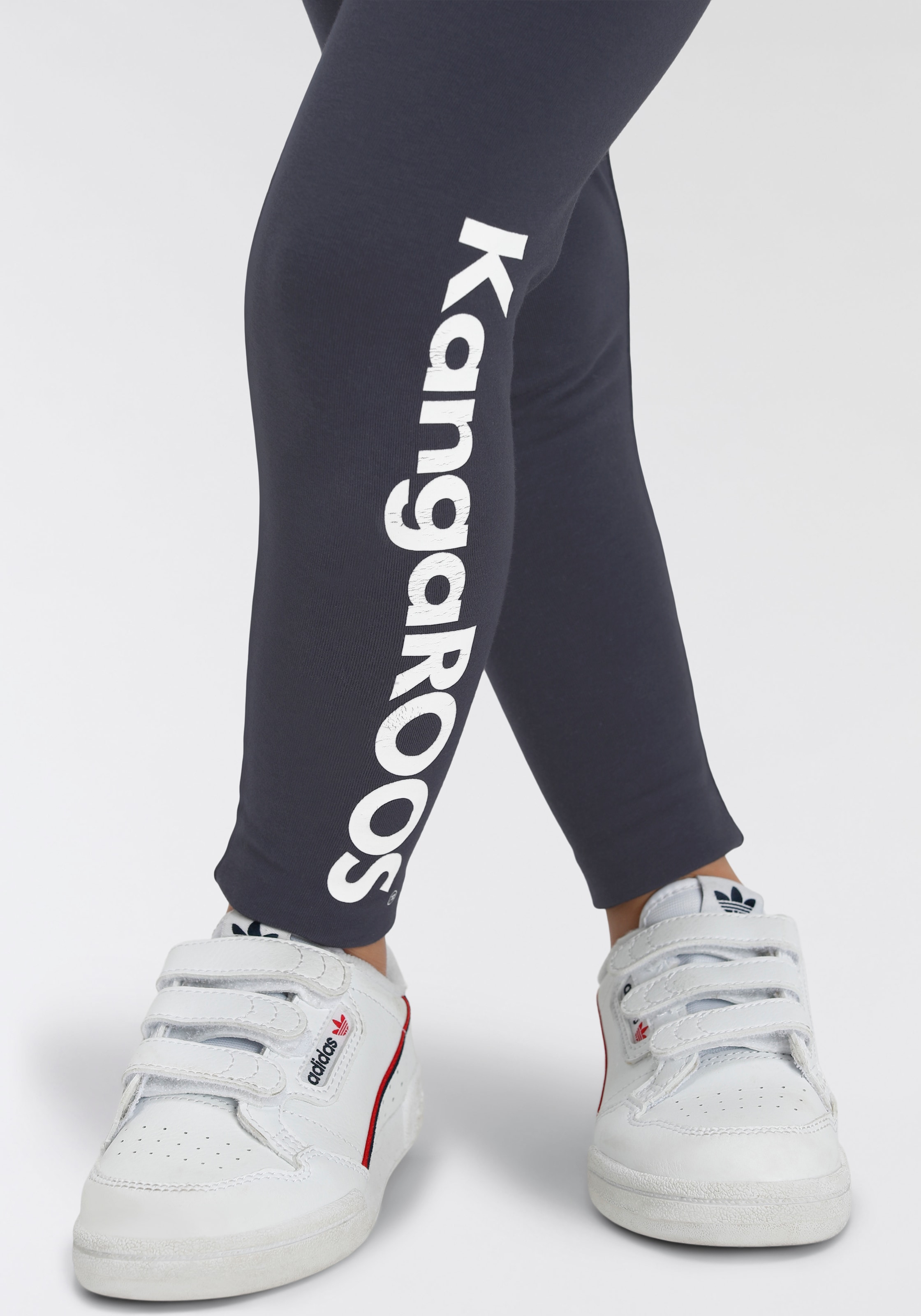 KangaROOS Leggings », Basic Leggings für grosse und kleine Mädchen«  mit Logodruck