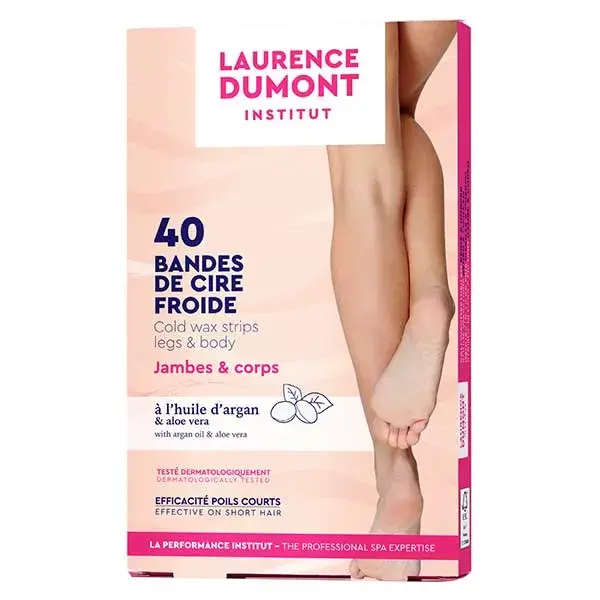 Laurence Dumont Institute - Tiras de Cera Fria para o Corpo (40 unidades)