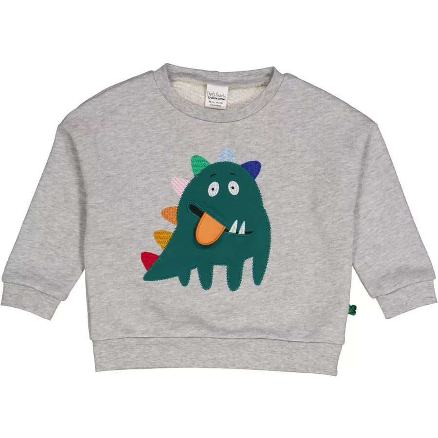 Fred's World Babysweatshirt Palegreymarl