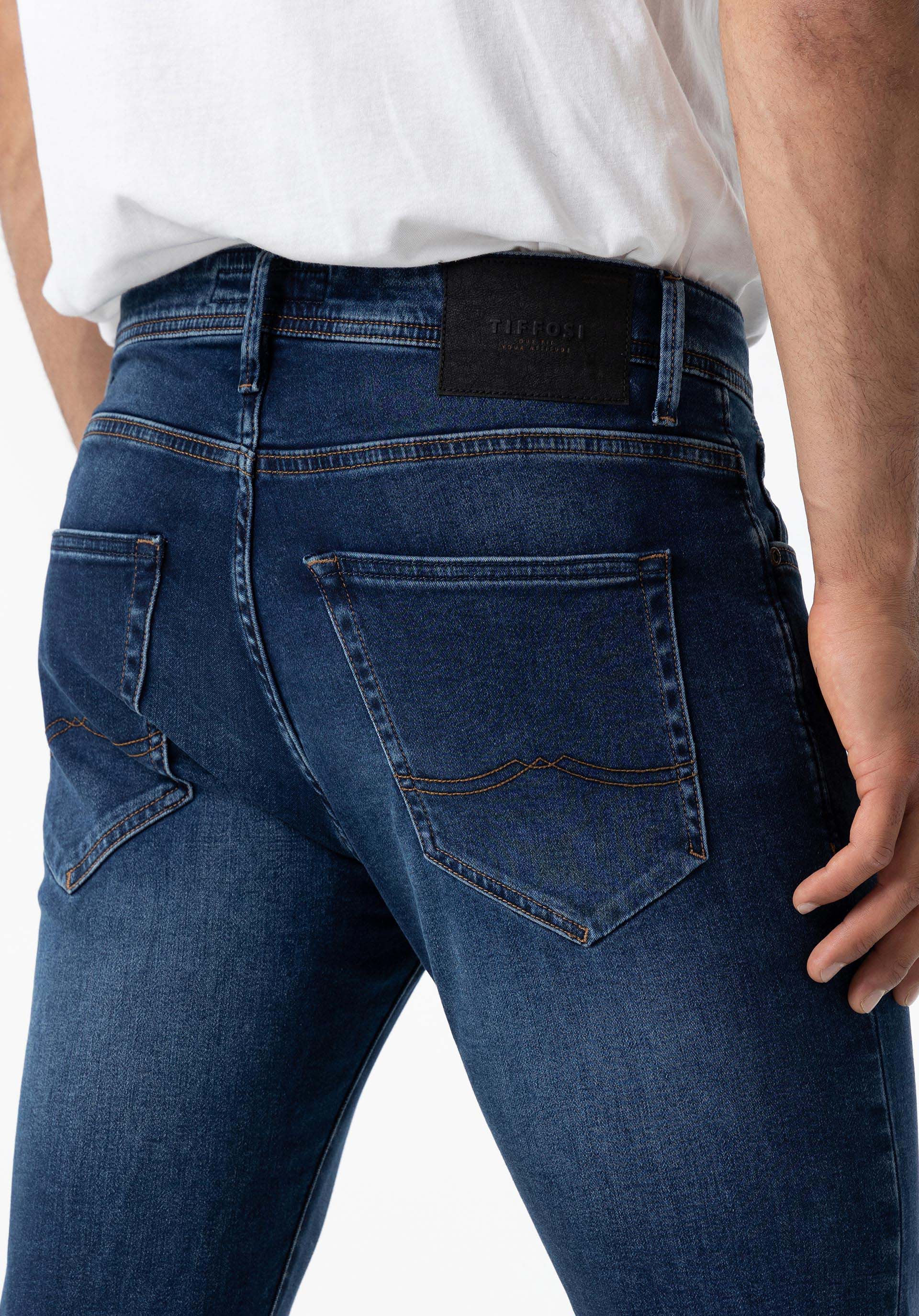 Jeans Indigo Knit Super Slim