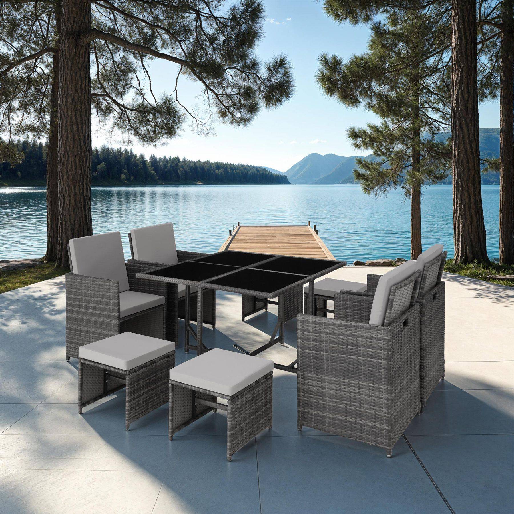 Rattan Sitzgruppe Bilbao