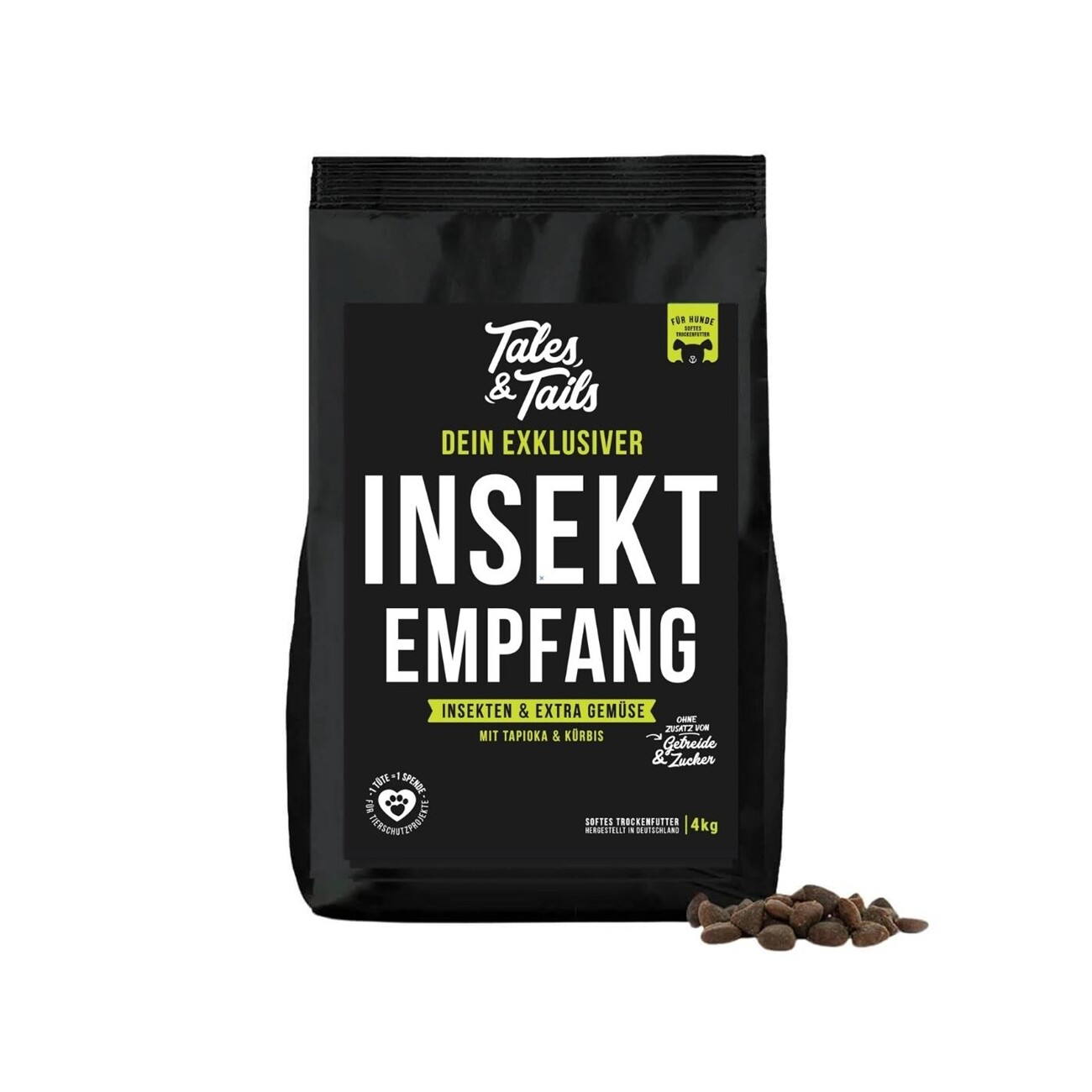 Tales & Tails Softes Trockenfutter Dein exklusiver InSektempfang 4 kg