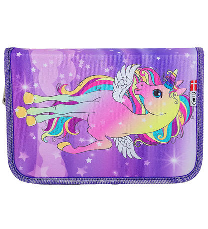 Jeva Federtasche m. Inhalt - Onezip - Unicorn Friends