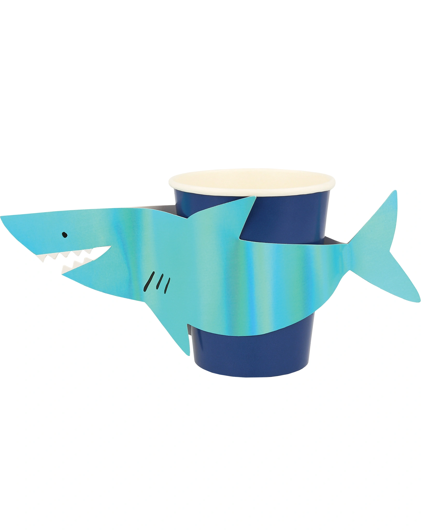 Pappbecher SHARK (260ml) 8er-Set
