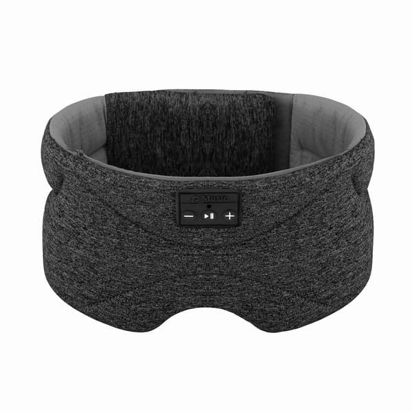 INF Bluetooth-hodebånd/sovemaske Sovehodetelefoner Sort
