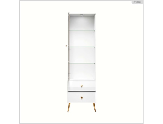 OTITEC - Armoire vitrine - h.190 x l.55 x p.40 cm - prestige