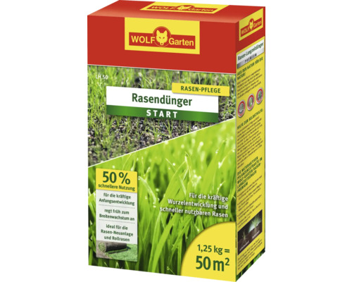 Wolf-Garten gazonstartmeststof 1,25 kg 50 m²