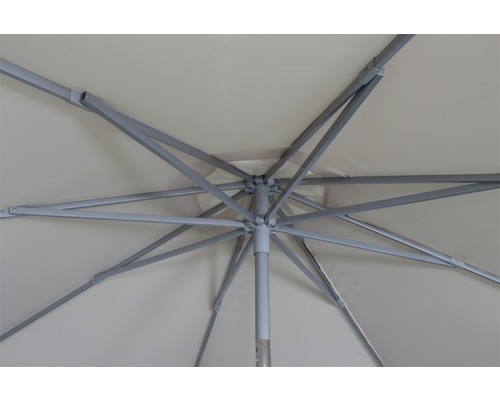 Siena Garden Push-Up Parasol Ø 300 cm Polyester 180 g/m² naturel