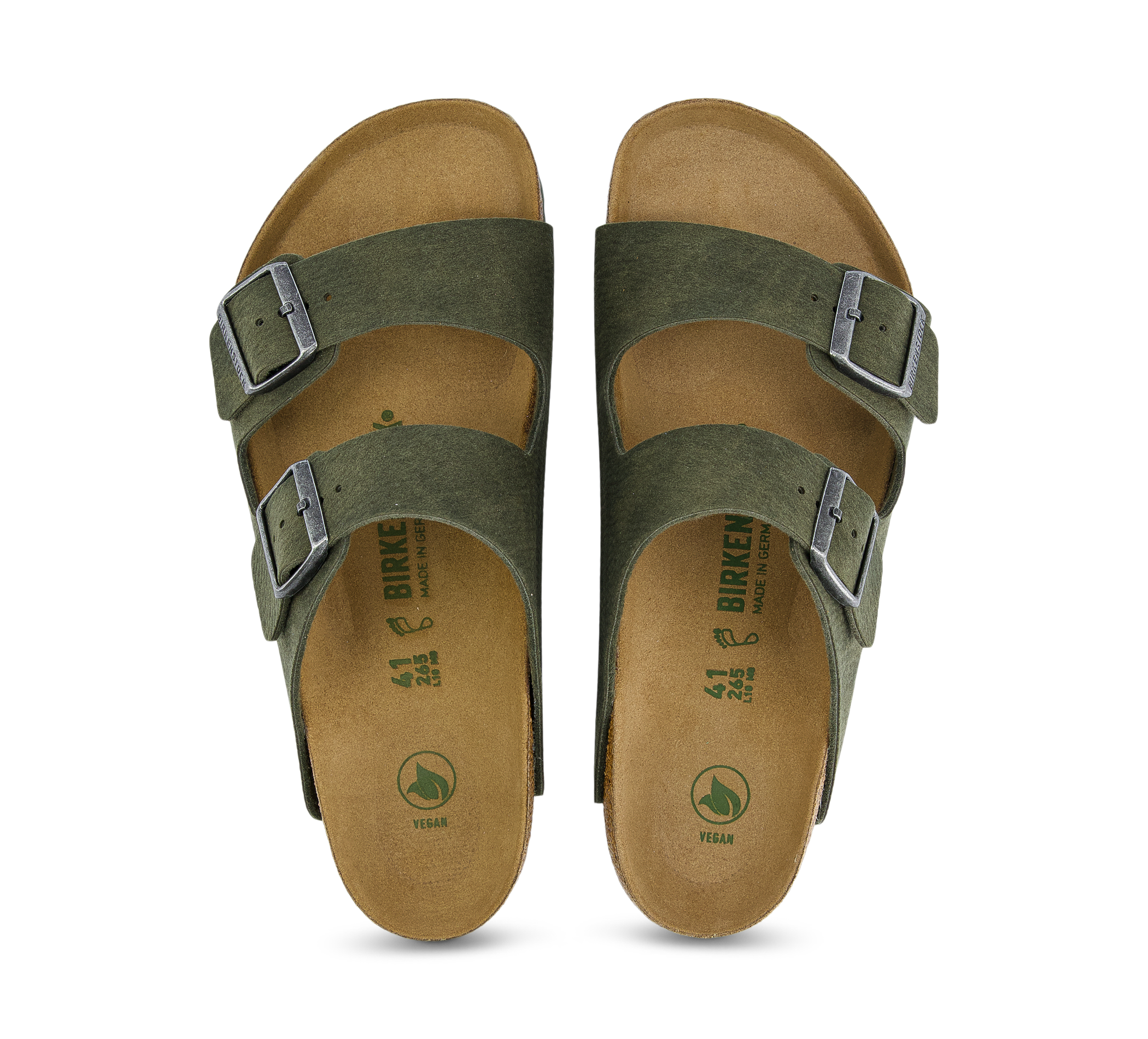 Birkenstock Arizona - Offene Hausschuhe grün