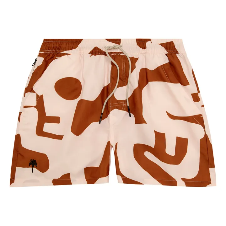 OAS Short de Bain Russet Puzzlotec | Terracotta