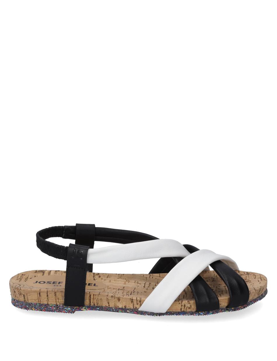 Sandale Henriette 01, schwarz-kombi