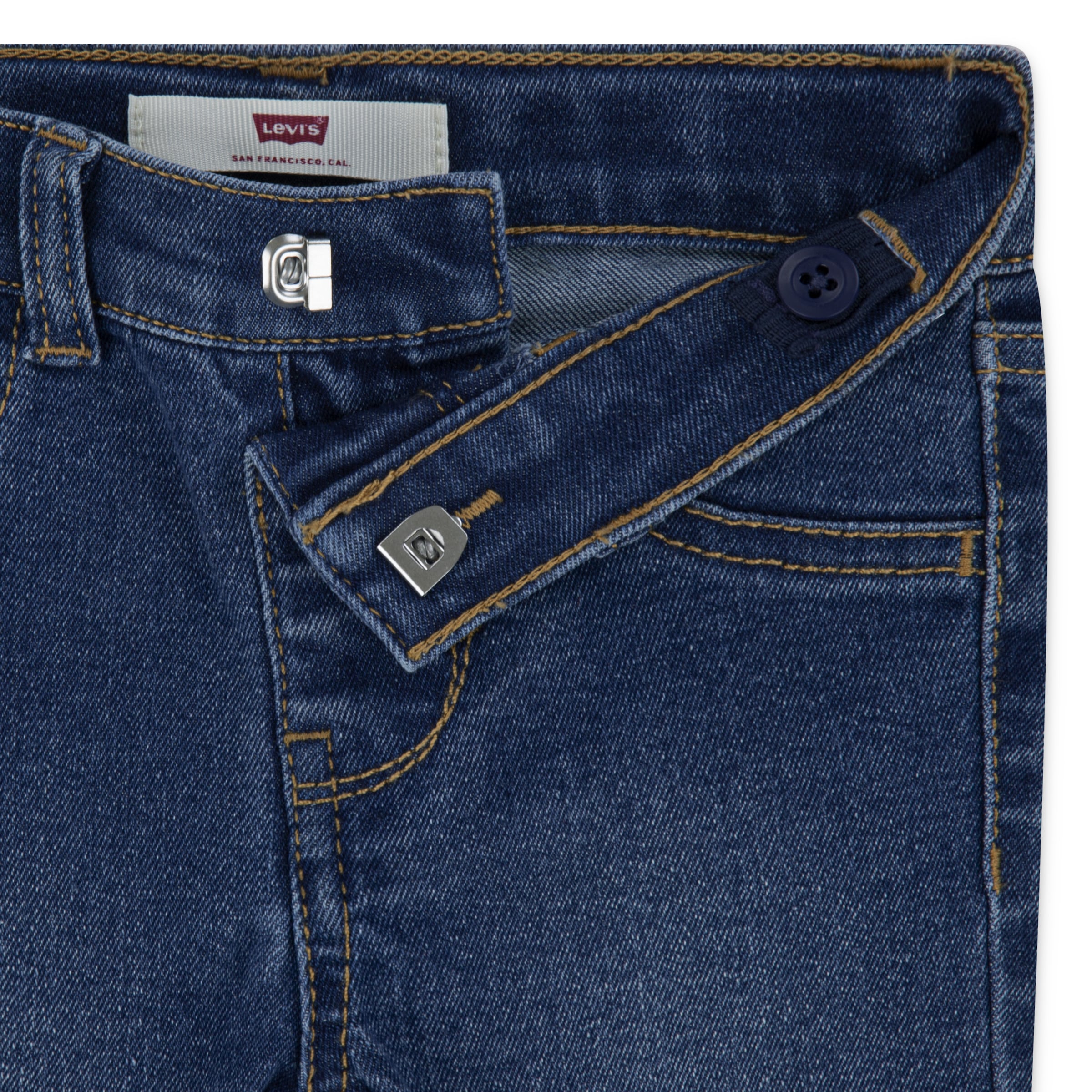 Levi's® Kids Langarmshirt & Hose »LVG WESTERN PEPLUM TOP,JEANS«, 2 Stk. süsses Denim-Outfit im Western-Style, for Girls