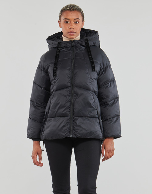 Guess - LETIZIA HOODED PUFFA Negro