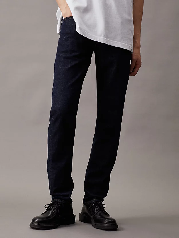 Calça jeans regular afunilada