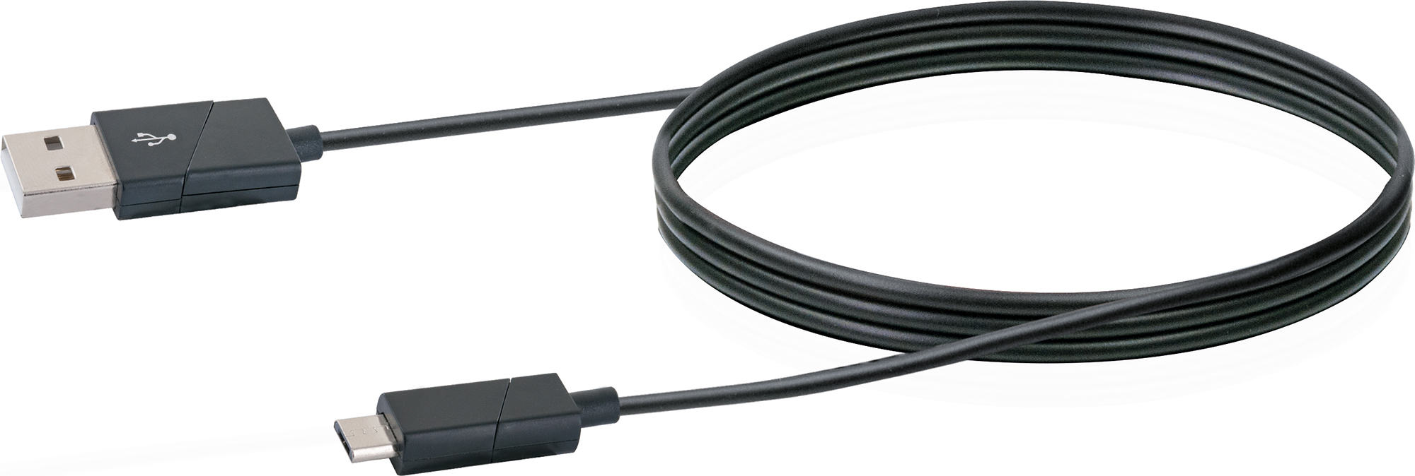 Schwaiger micro USB 2.0 draaibare oplaadkabel