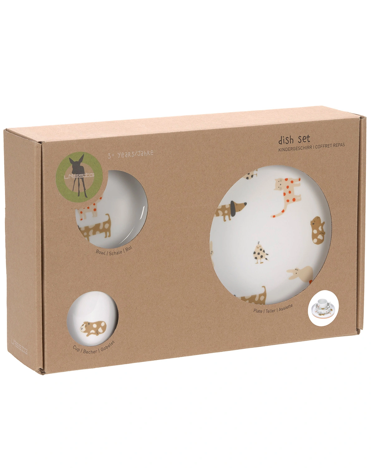Geschirr-Set LITTLE MATEYS 3-teilig in spicy orange