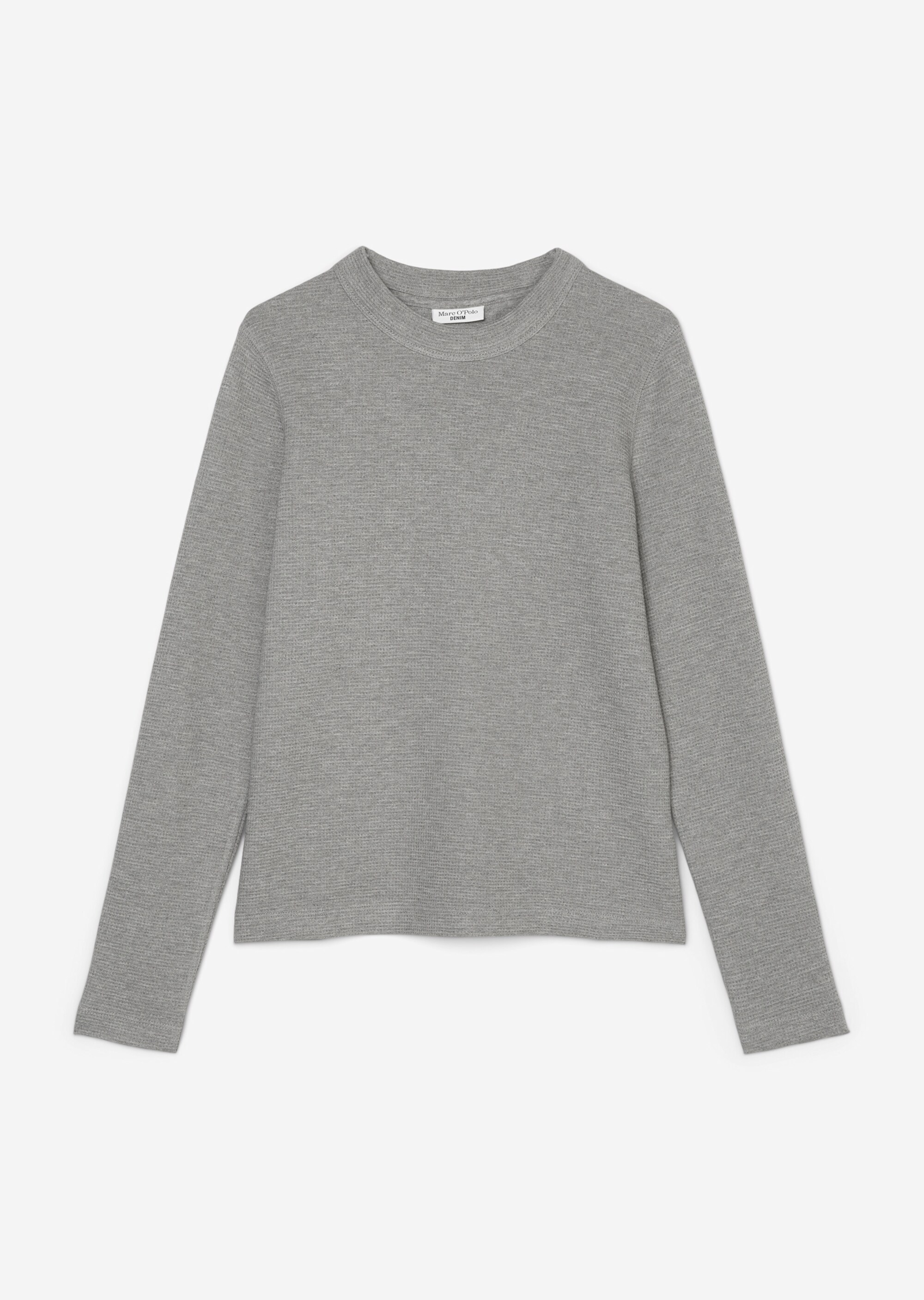 Longsleeve mit Waffel-Struktur aus Organic Cotton