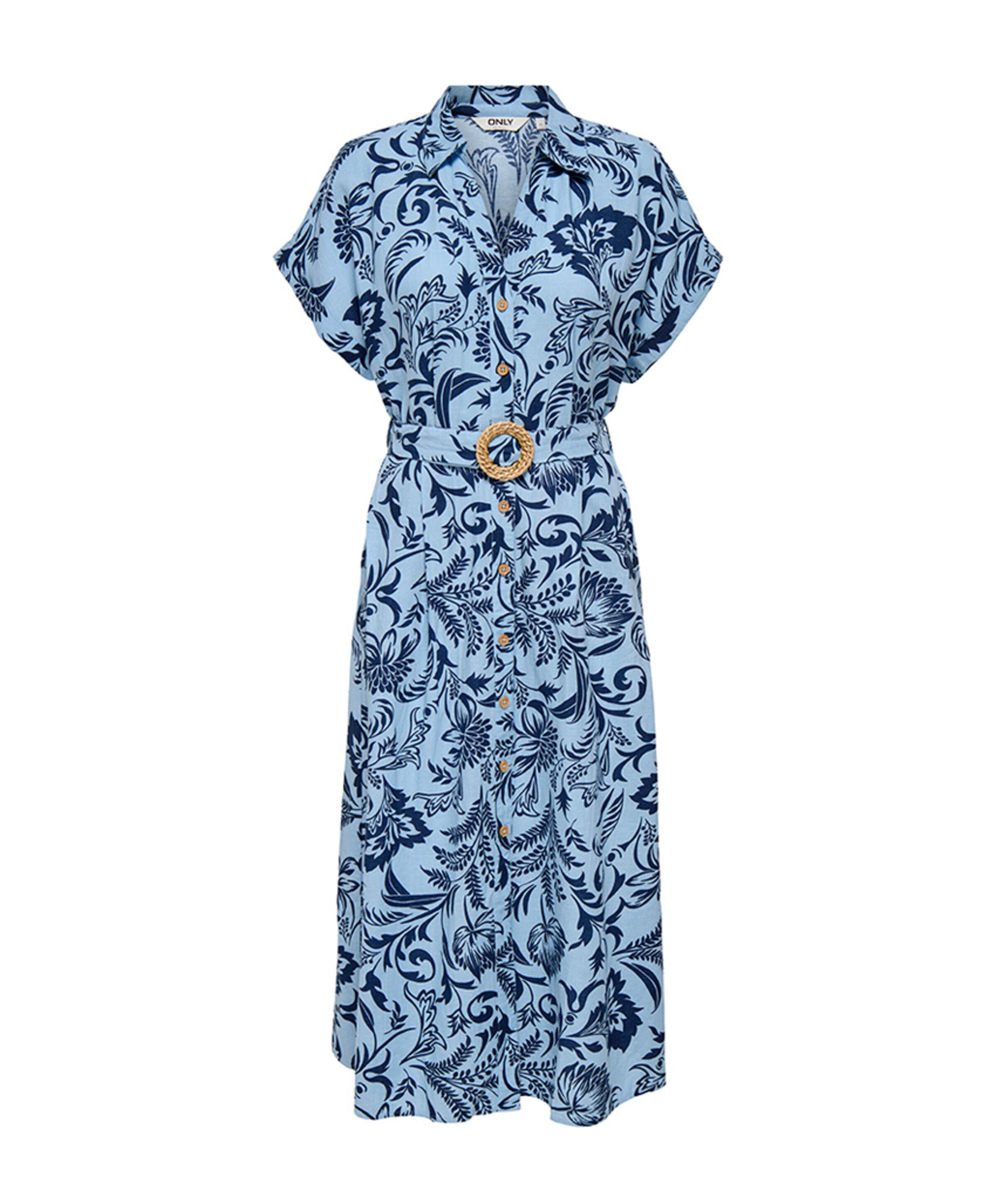 Only Dames jurk blauw