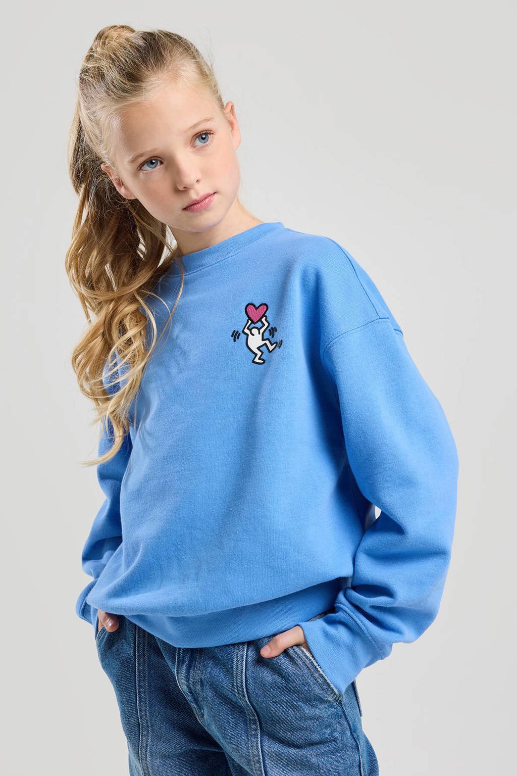 America Today sweater blauw