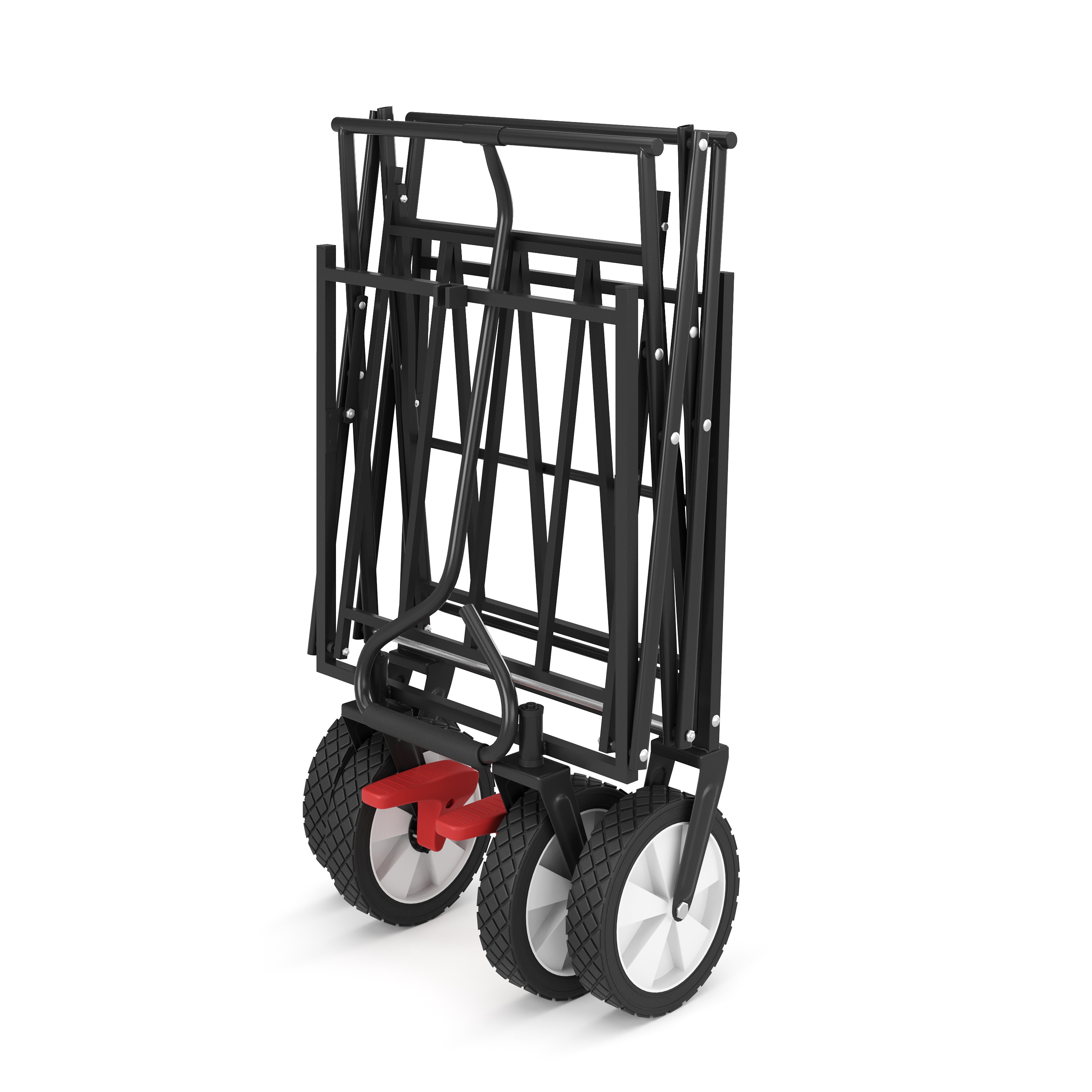 Bollerwagen faltbar mit Dach TOMMY blau