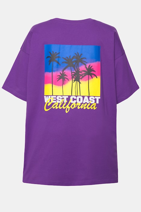 T-Shirt, Rundhals, Rücken California Print, Unisex