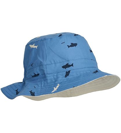 Liewood Solhat - Sander ReversiBlå - Shark/Riverside