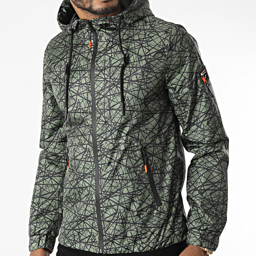 Coupe-vent Capuche Slim 3531 Vert Kaki