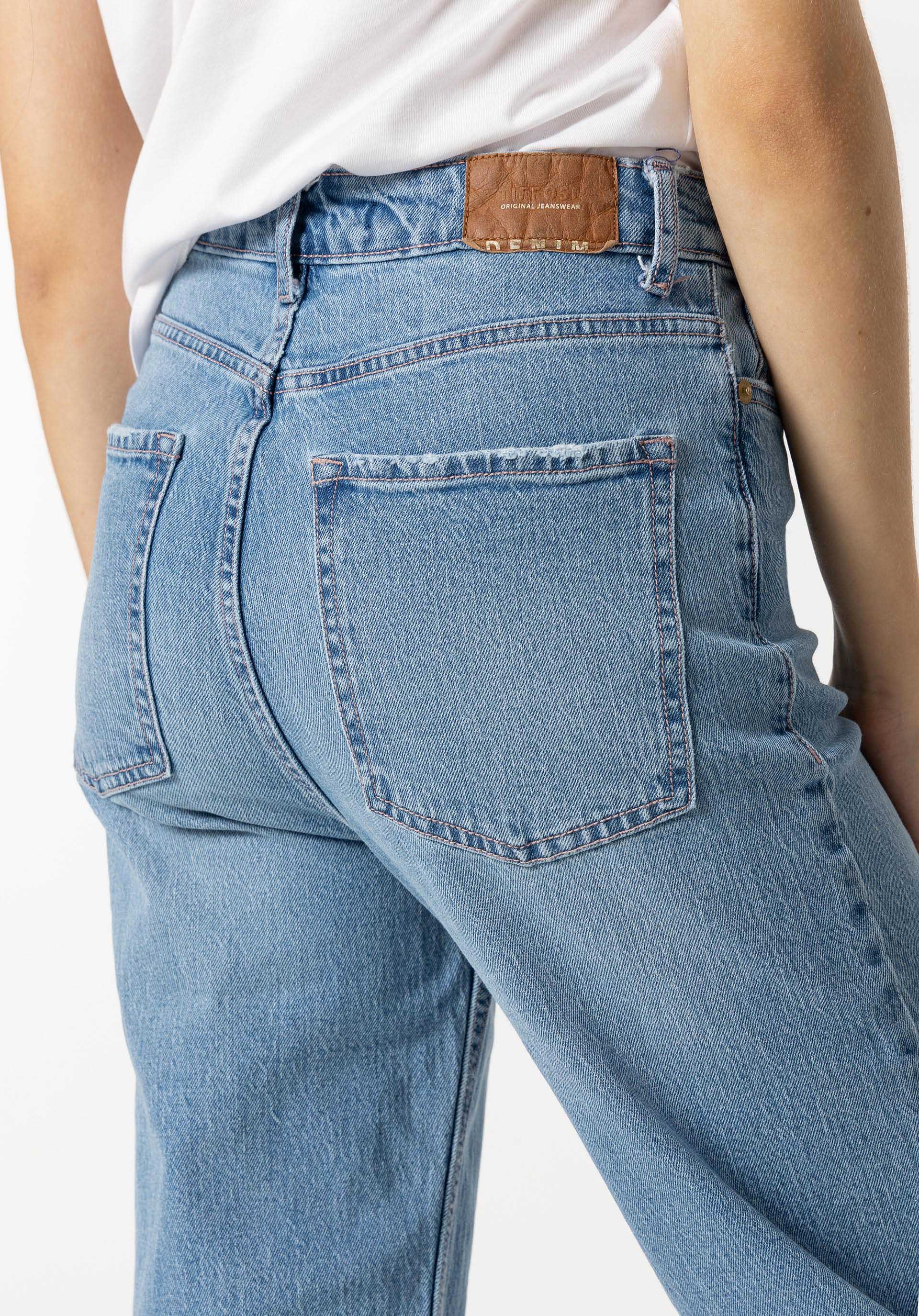 Jeans Bonnye Wide Leg Cintura Alta