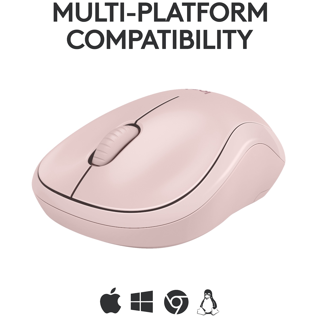Logitech M240 Silent Bluetooth trådløs datamus (rose)
