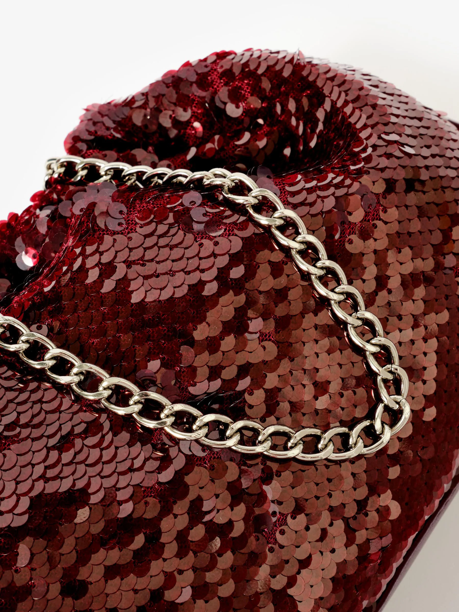 Mint Velvet Raya Sequin Drawstring Bag