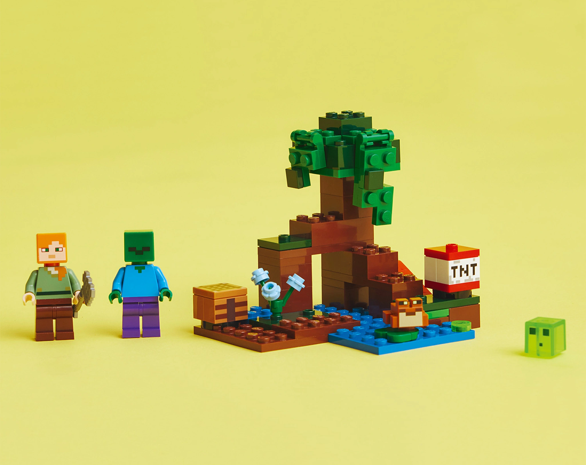LEGO® Minecraft 21240 Das Sumpfabenteuer