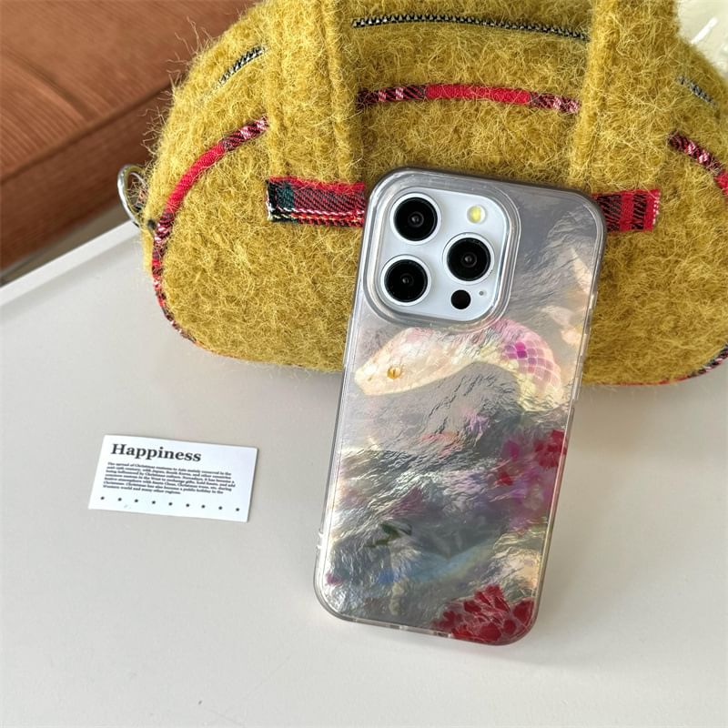 Elliure - Slangenhoesje - iPhone 16 Pro Max / 16 Pro / 16 Plus / 16 / 15 Pro Max / 15 Pro / 15 Plus / 15 / 14 Pro Max / 14 Pro / 14 Plus / 14 / 13 Pro Max / 13 Pro / 13 / 13 Mini