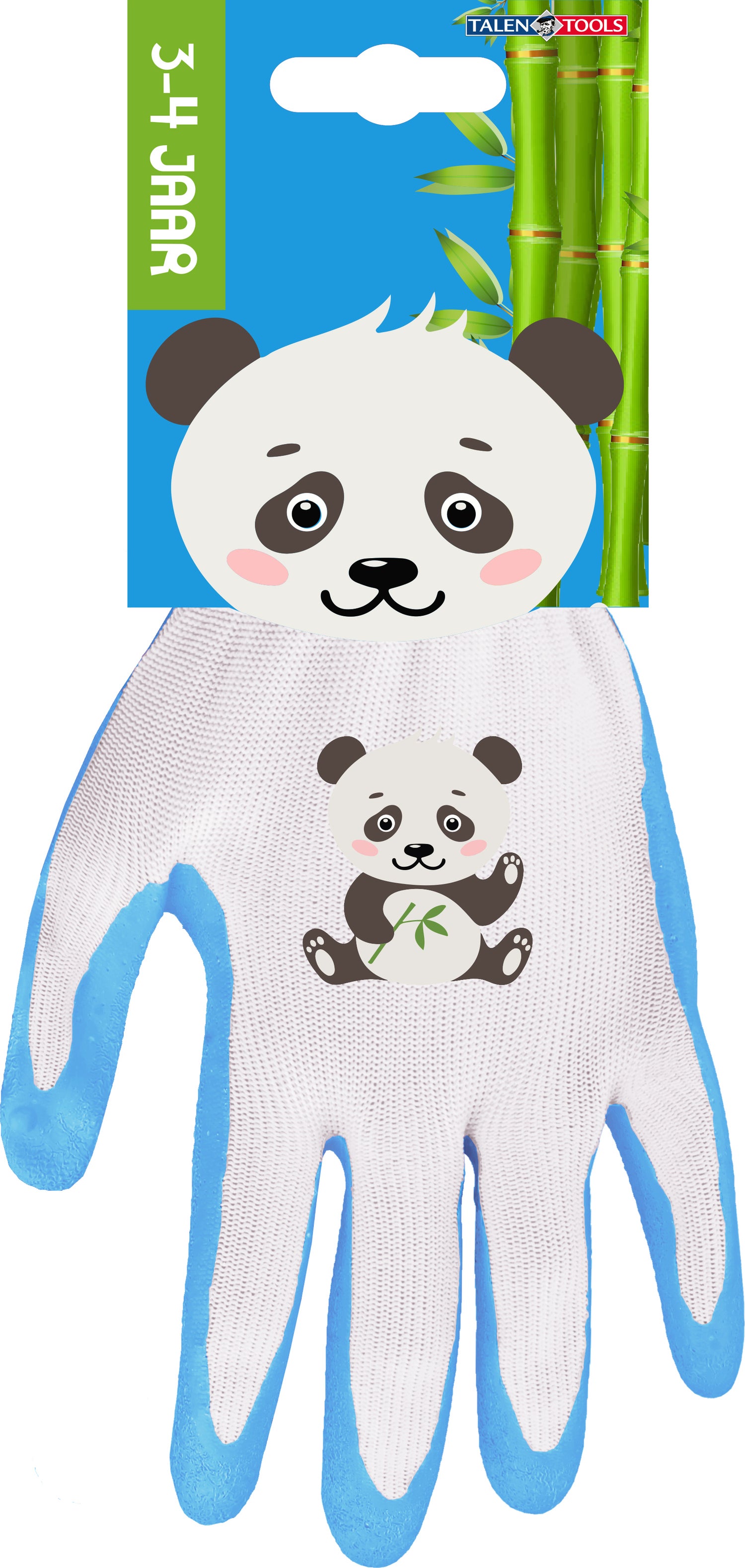 Talen Tools kindertuinhandschoen 3-4 jaar panda 25 x 18 x 2 cm