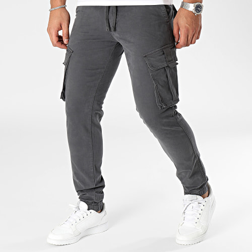 Pantalon Cargo Gris Anthracite