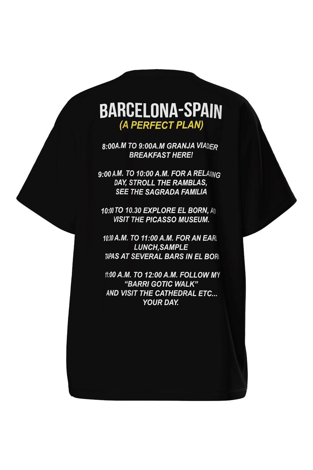 Pieces Pctia Ss O-Neck Oversized Tee 4719038 black white barcelona