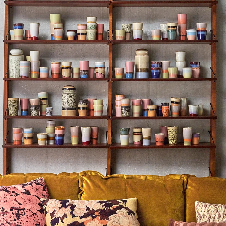 HKliving - 70's Kaffeebecher, moss