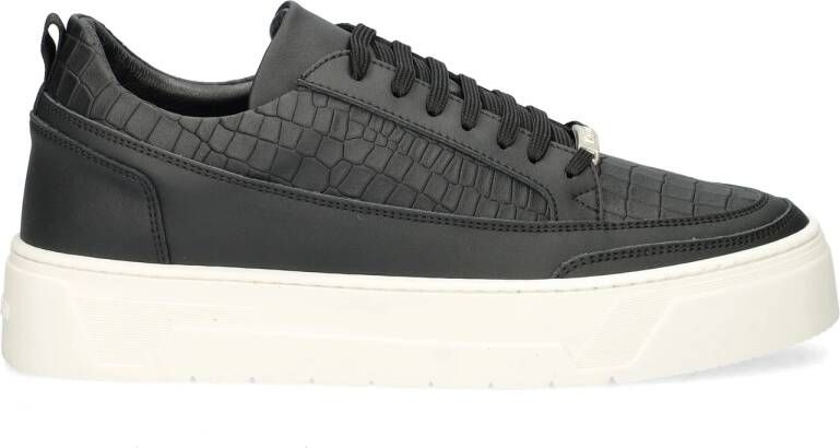 Antony Morato Sneakers van leer met labeldetail model 'FLINT'