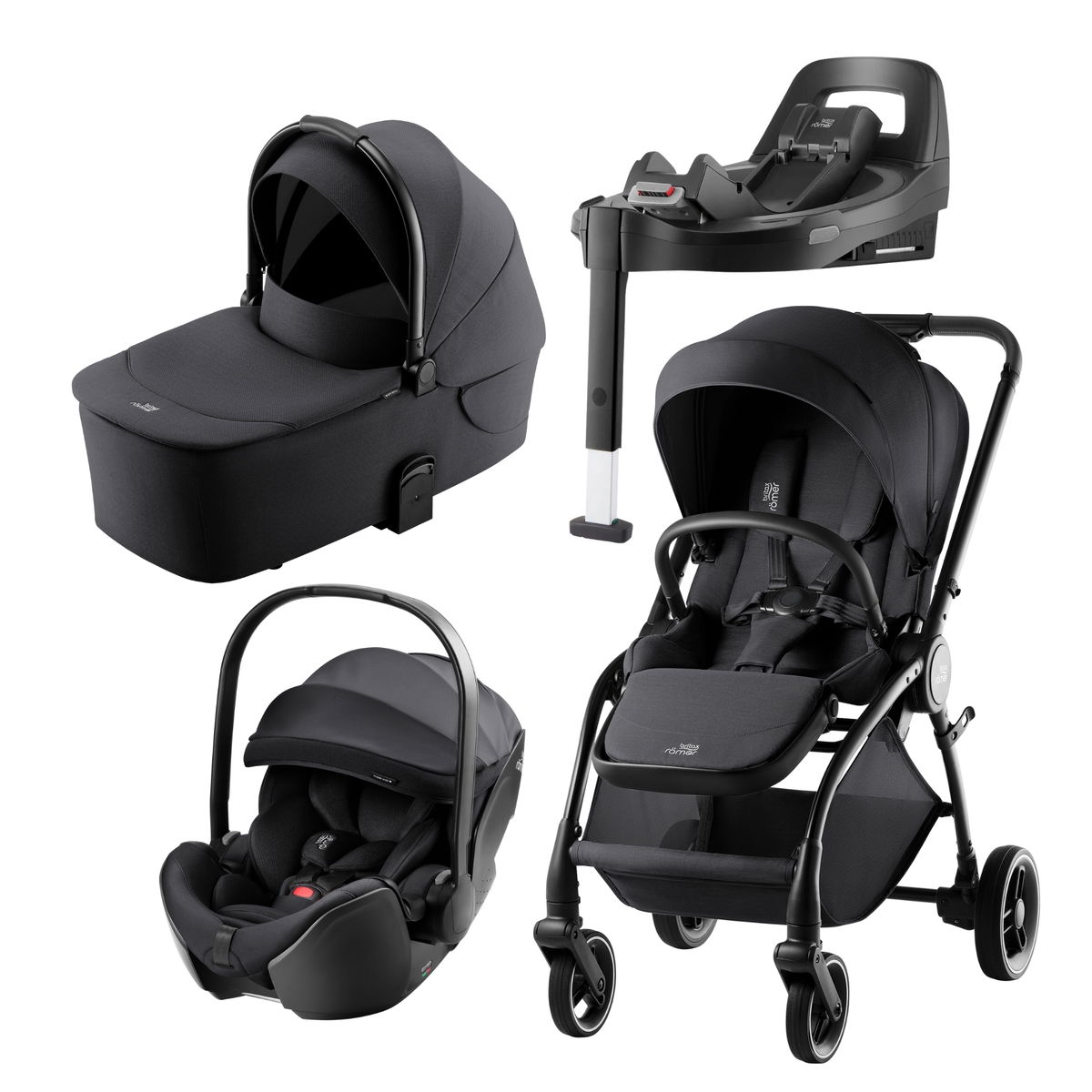 britax römerbritax römer   RIO 4in1 Set carbon black