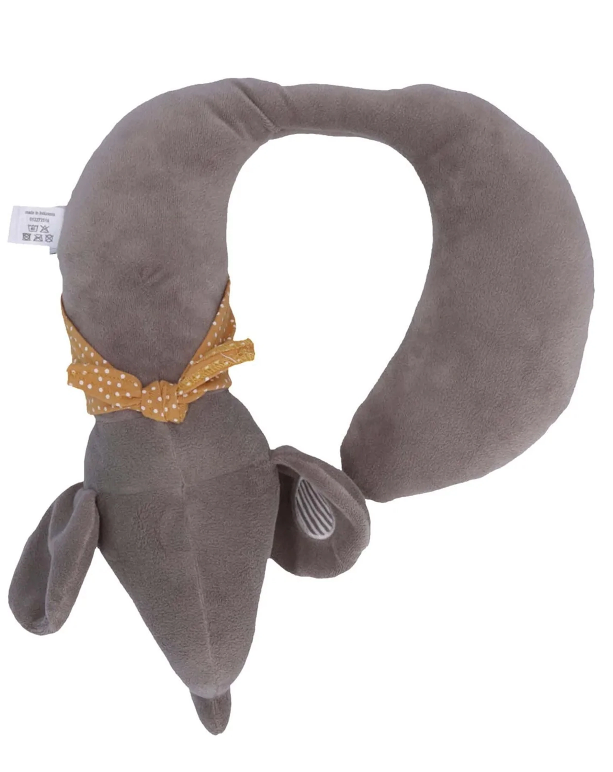 Nackenkissen (30x25x10) EDDY ELEFANT in grau