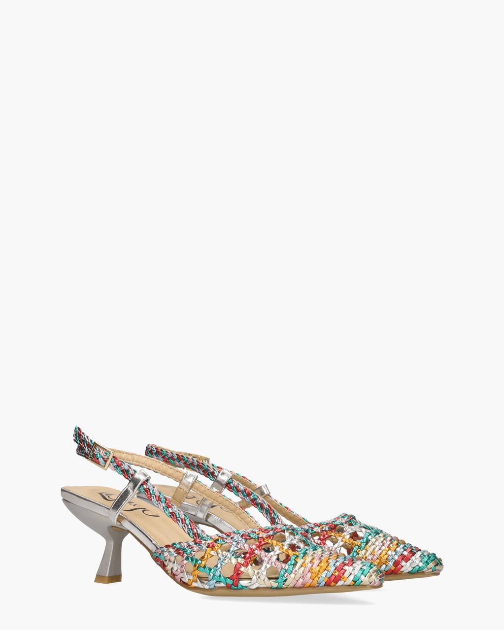 Lisa & Jo Waqi Multi Dames Slingbackpumps