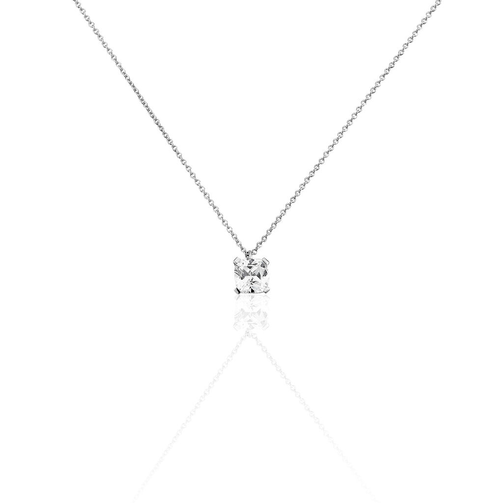 Collier Solitaire Argent Lyanna