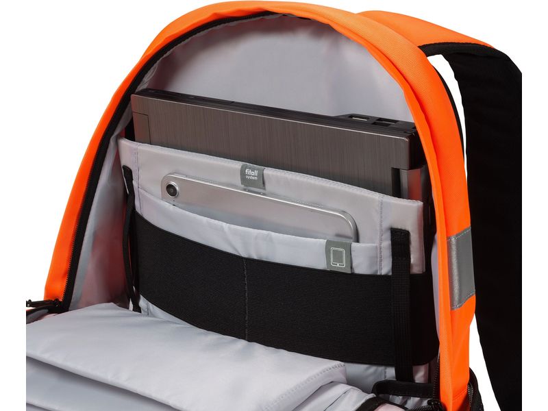 DICOTA Rucksack Hi-Vis V2 Orange, 15.6