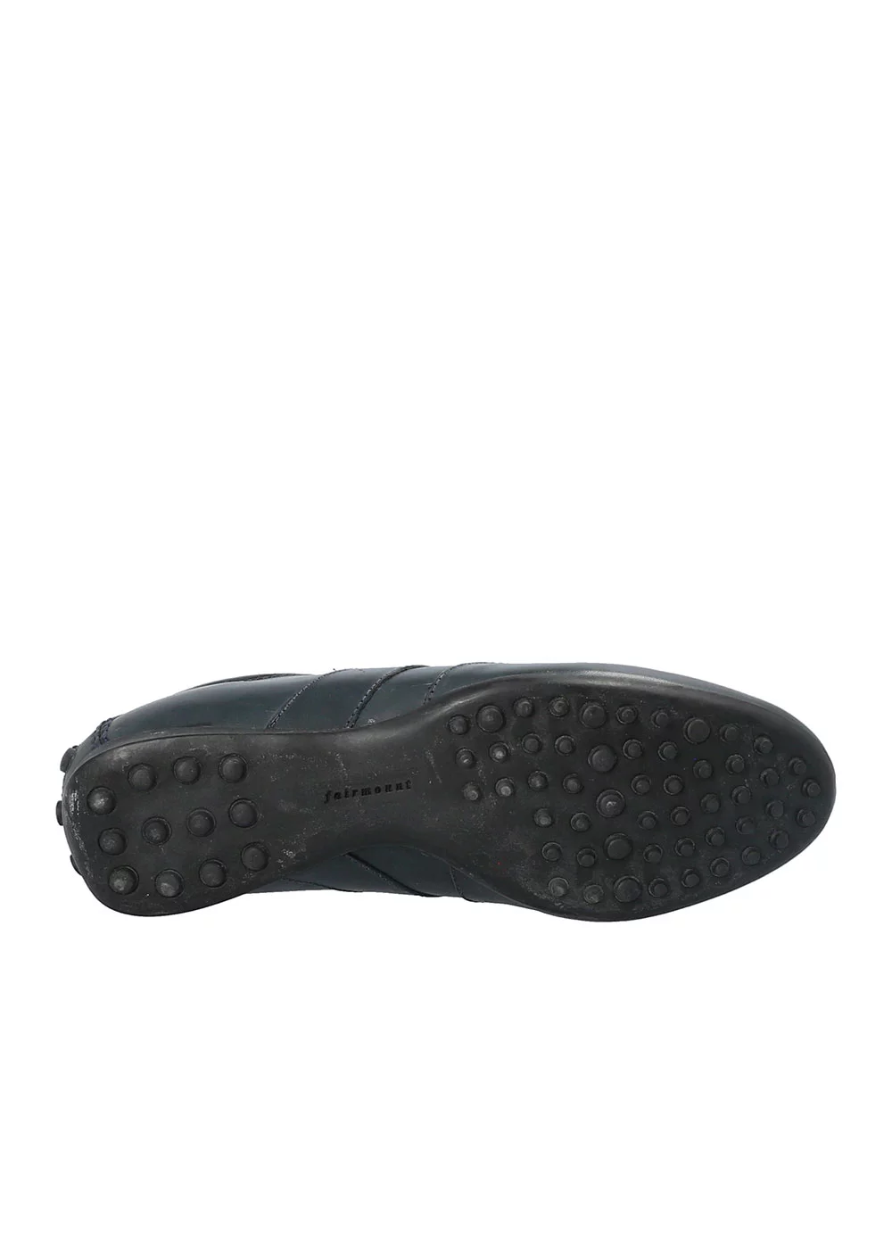 SNEAKER CUIR MARINE