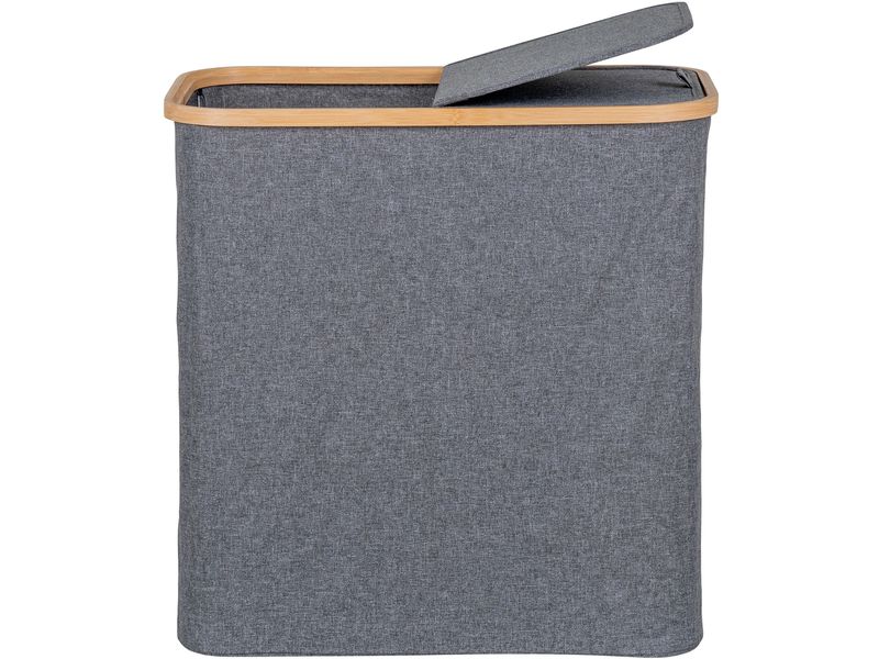 House Nordic Wäschekorb  Noto 90 l, Grau Wäschesammler