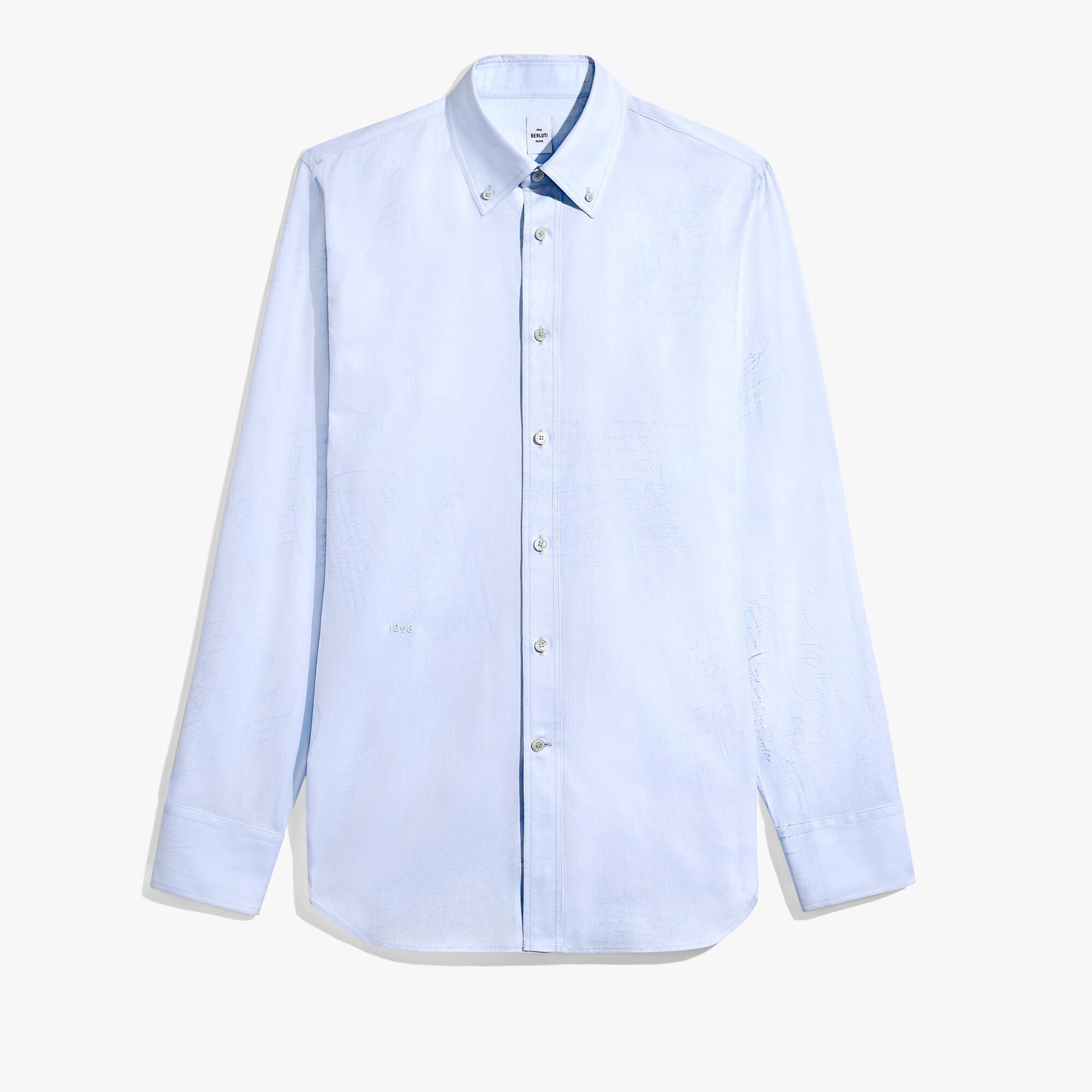 Chemise À Col Boutonne En Coton Scritto