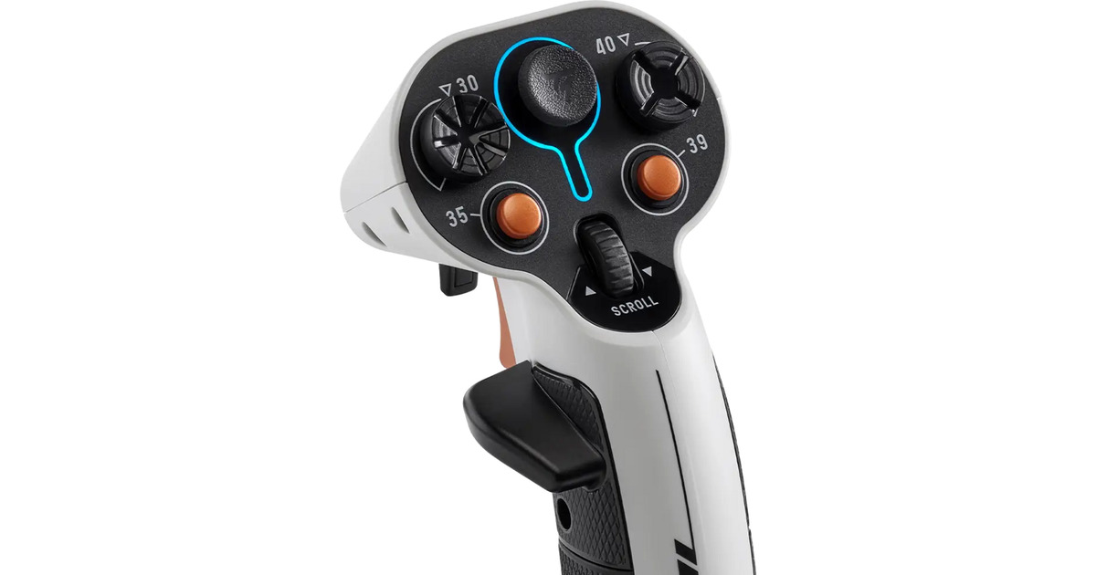 ThrustmasterSol-R 2 HOSAS Space Sim Duo joystick  (Zwart/wit)